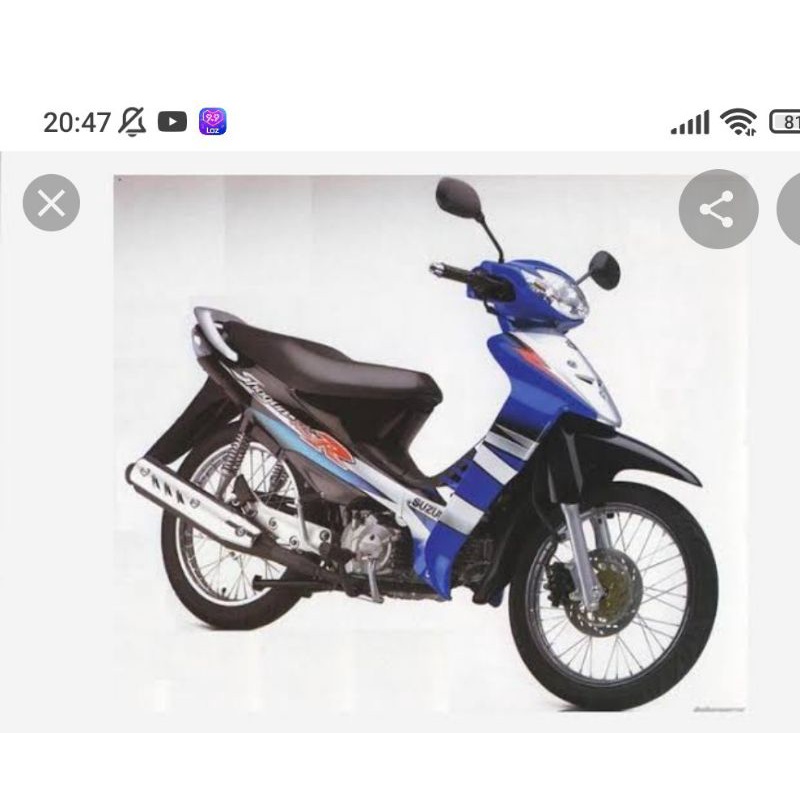 BEHELBEGEL PEGANGAN JOK SUJUKI SHOGUN 125 R LAMA ORIGINAL