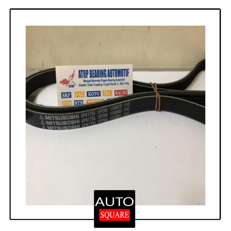 (LARISMANIS) FAN BELT / TALI KIPAS 4PK 1755 MITSUBOHSI JAPAN