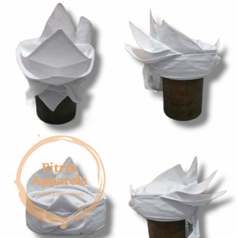 iket merak ngibing praktis warna putih iket sunda bendo totopong keren Terjangkau