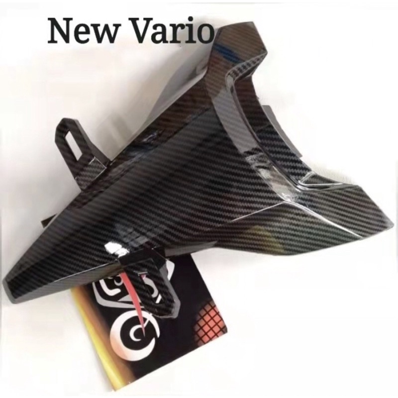 Cover Tutup Plat Nomor / Dasi Carbon Vario150 New / Vario125 New 2019-2021 ZORO