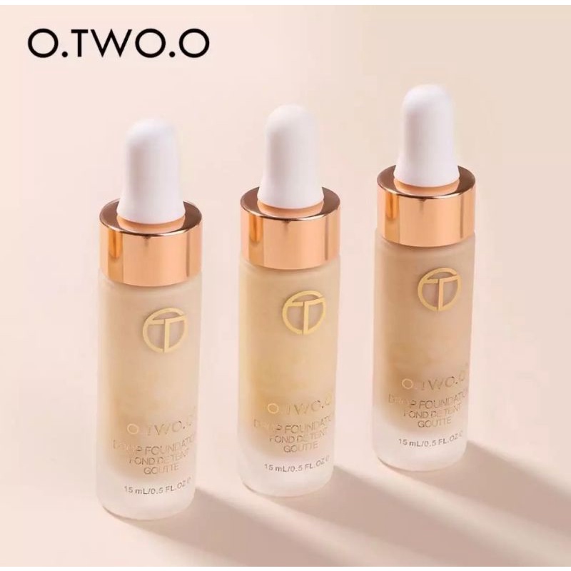 O.TWO.O OTOWOO 3 WARNA FOUNDATION LIQUID FULL COVER ALAS BEDAK LIQUID ORIGINAL ASLI