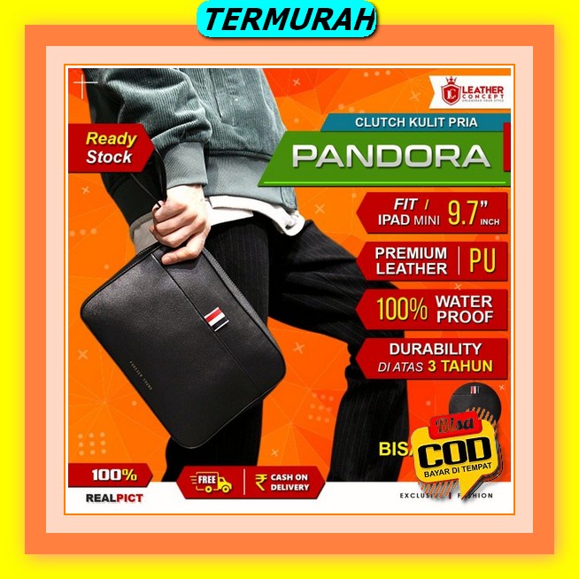 Clutch Pria Tas Tenteng Tas Tangan Simple Hand Bag Coach Kulit T0I5 Murah Clutchbag Tas Genggam Mult