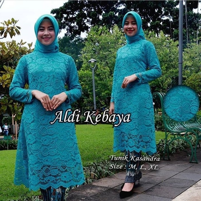 set kebaya brukat kasandra new