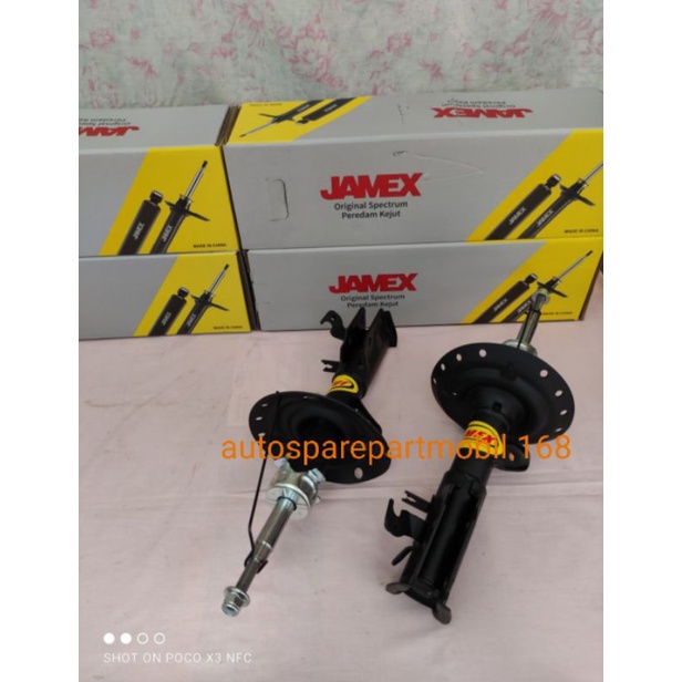 SHOCKBREAKER JAMEX HITAM MOBIL HONDA JAZZ RS DEPAN (2009-2013)