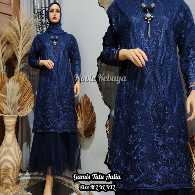 { TERMURAH } GAMIS BRUKAT TUTU AULIA BY NOVY KEBAYA