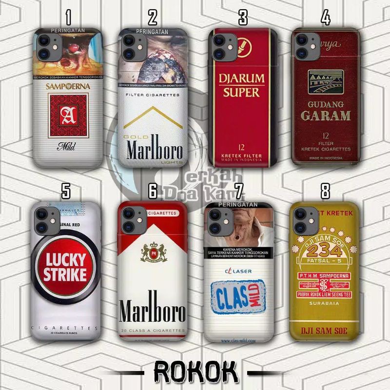 [BDK]Case Casing softcase silikon tpu Hardcase rokok Oppo Vivo Samsung Iphone Realme Xiaomi Asus