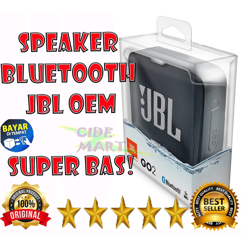 [BISA COD] SPEAKER PORTABLE JBL GO 2 SUPER BASS / SPEAKER BLUETOOTH JBL GO 2 / WIRELESS SPEAKER