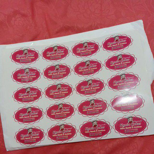 Stiker Label Produk Bawang Goreng Shopee Indonesia