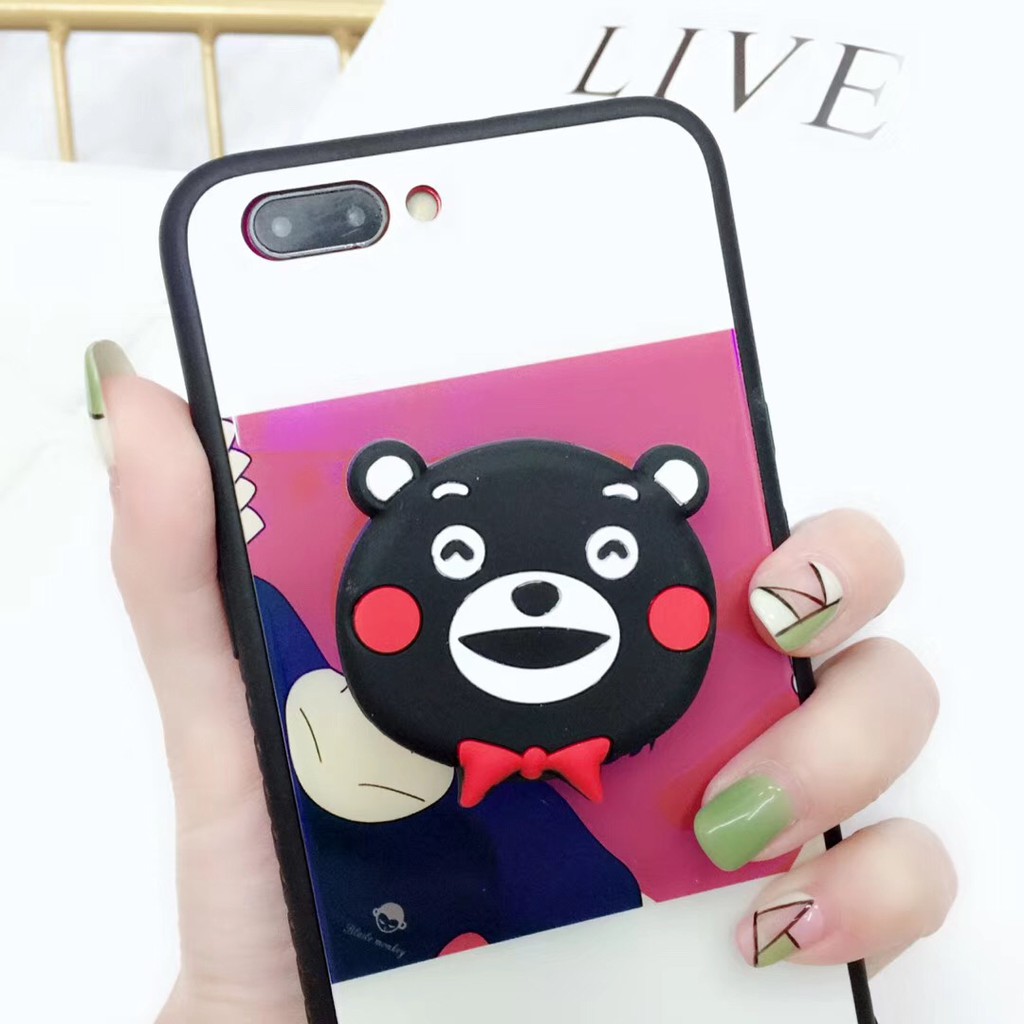 Universal mobile phone bracket Cute 3D Animal airbag rabbit bear phone holder Stand Popsocket