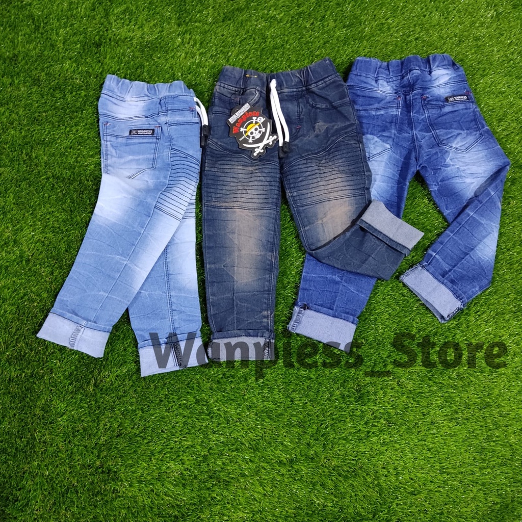 Celana Jeans Anak Umur 1-8 Tahun | KAIN JEANS STRECH PREMIUM