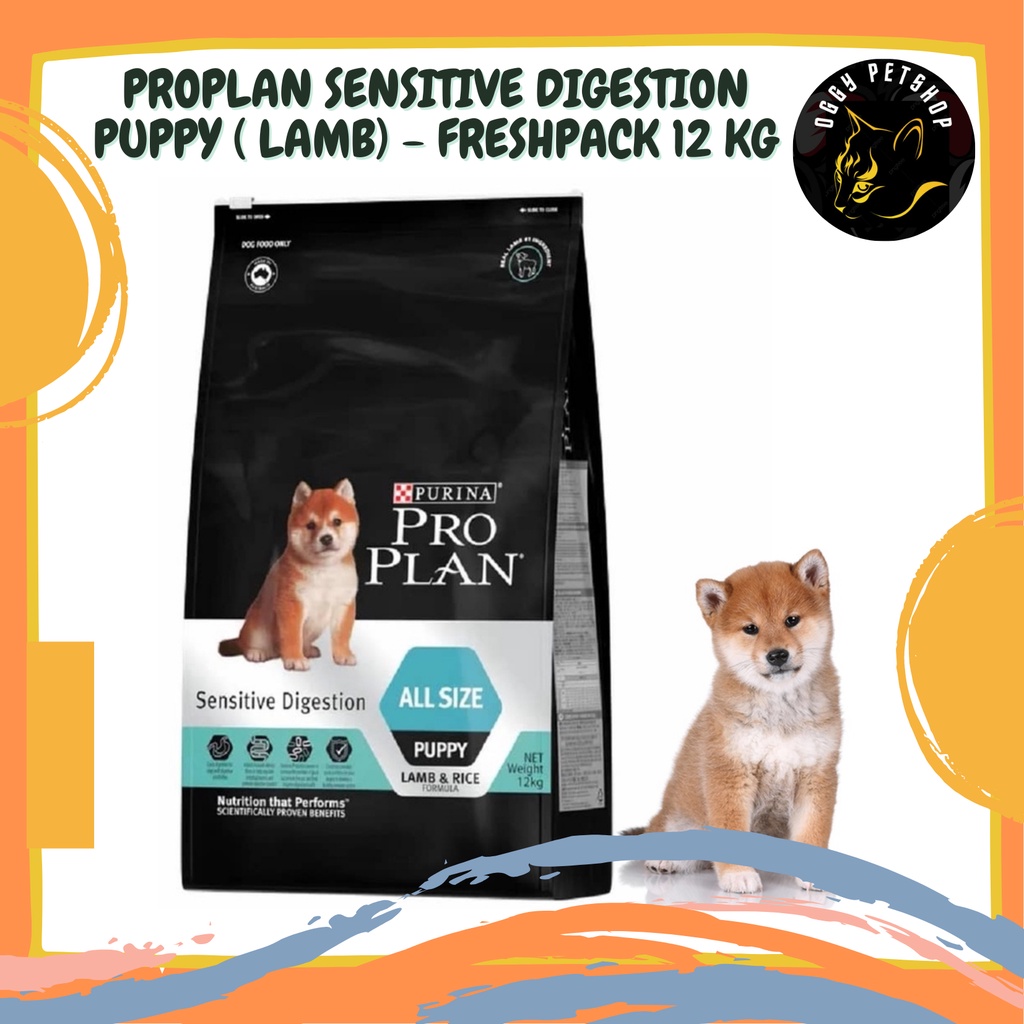 PRO PLAN SENSITIVE DIGESTION PUPPY all size (LAMB) 12Kg | PROPLAN 12Kg