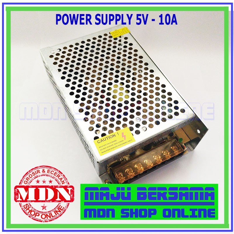 Adaptor 5V 10A Jaring - power supply 5V 10A