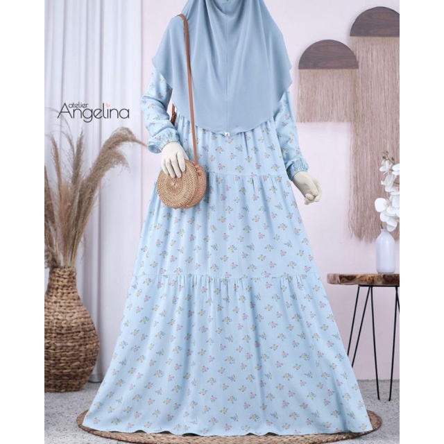 Atelier Angelina - Bella Dress Mallow Blue Size L