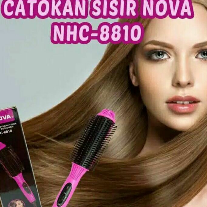 ⭐️ Jendela Kosmetik ⭐️ Catok Rambut Nova Sisir NHC 8810 / Catok Nova 8810 / Catok Sisir 8810 / Catok Rambut Sisir 8810 / Catokan Rambut Nova 8810