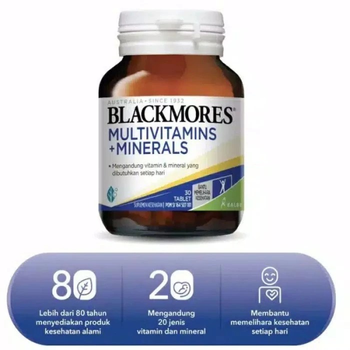 Blackmores Multivitamin dan Mineral 30