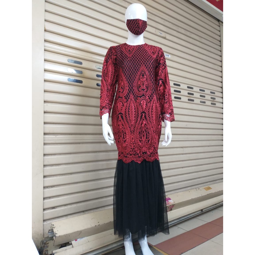 Kebaya pesta Tutu Hitam/ Kebaya duyung Hitam /Kebaya Hitam kombinasi/ KEBAYA HITAM ORIGINAL BALLI KE