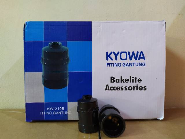 Fitting Lampu Gantung KOSS / KYOWA Hitam KW - 219B