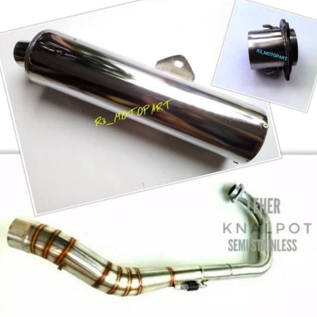 Knalpot Bedahan/Bobokan Racing Satria FU F 150/GSX R/S/GSX 150R/150S/Bandit