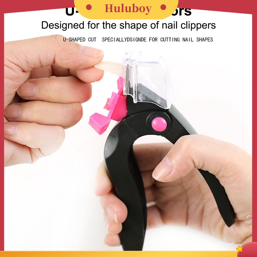 Huluboy Huluboy♡ Gunting Kuku Palsu Desain Ergonomis Anti Oksidasi Untuk Salon