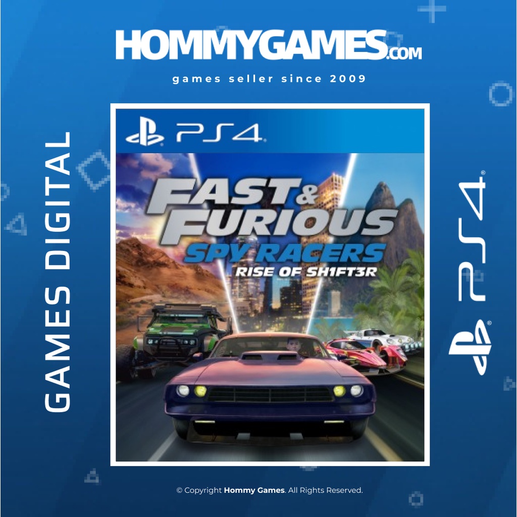 Fast and Furious Spy Racers Rise of SH1FT3R PS5 &amp; PS4 Digital Games