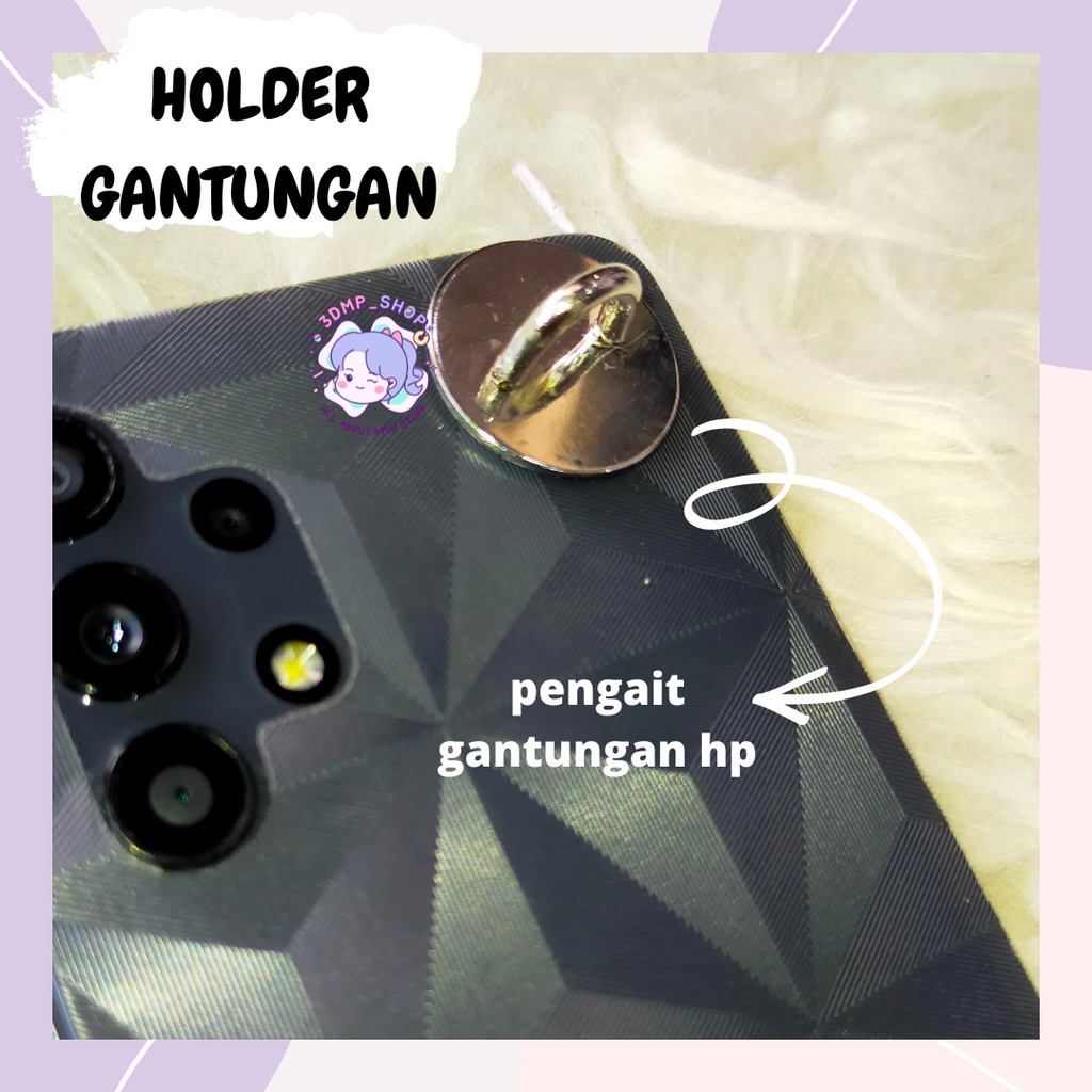 HOLDER GANTUNGAN kunci hook ponsel