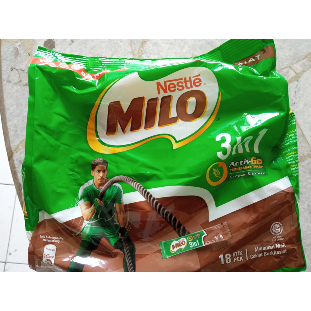 

Milo Activ Go Minuman Susu [18 sachet]