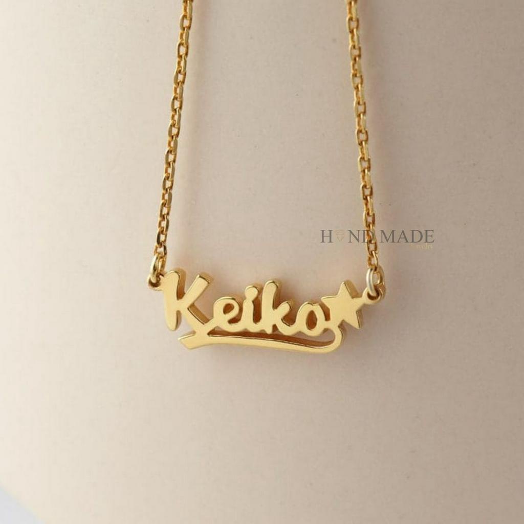 kalung nama anak perempuan kalung nama titanium anti karat kalungnama aksesoris wanita necklace titanium aksesoris fashion