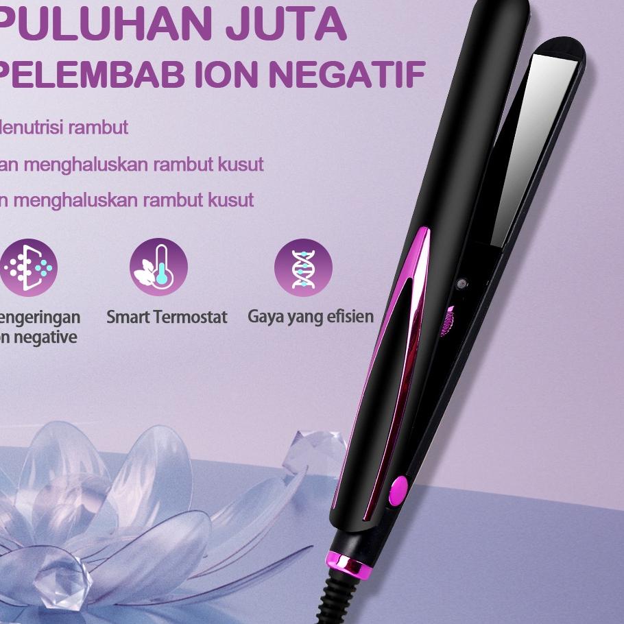 ☻ Catokan rambut lurus dan rambut keriting dua-dalam-satu catokan kriting/catokan heles alat keritin