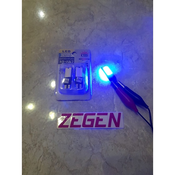 Led kota T10 lampu kota senja mobil xcy biru blue set