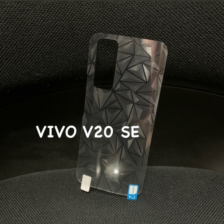 VIVO V20 V20 SE X50 X50 PRO SKIN DIAMOND,ANTI GORES BELAKANG SKIN DIAMOND 3D SPIRAL GARSKIN