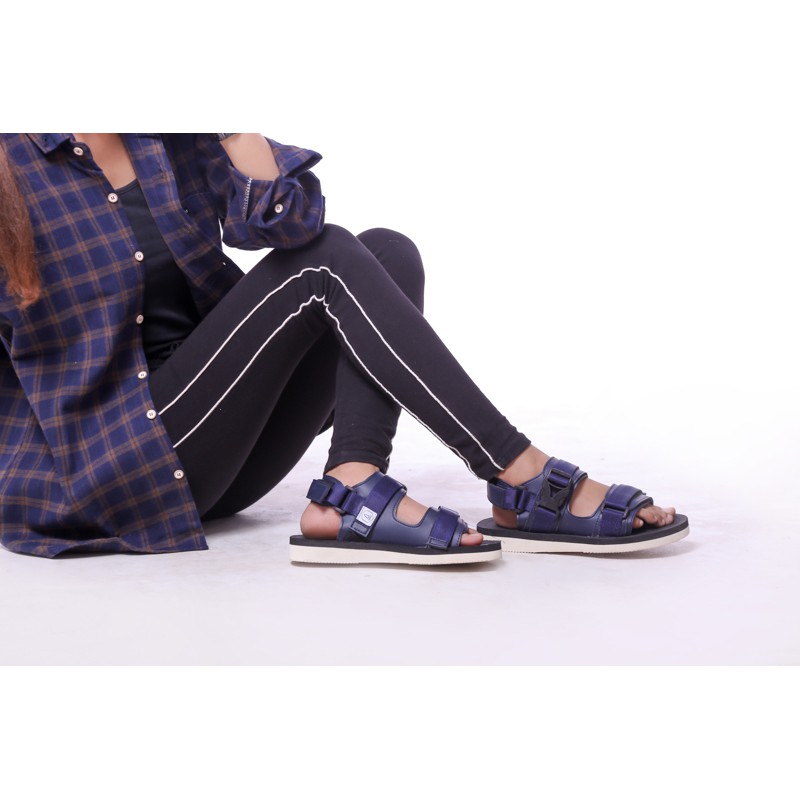 sandal wanita casual volkerfootwear / sandal gunung / cutter navy