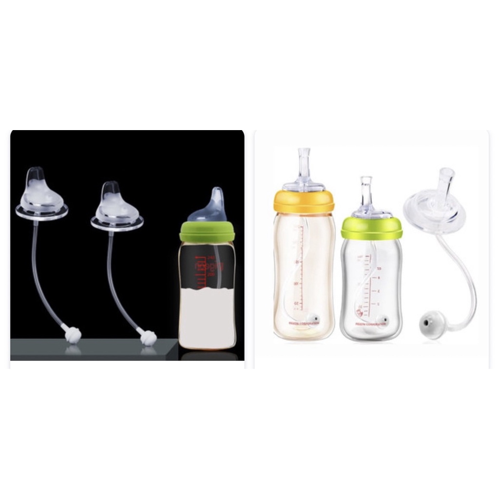 Sambungan Botol Susu Sedotan Spout Anak Avent Pigeon Slim Wideneck