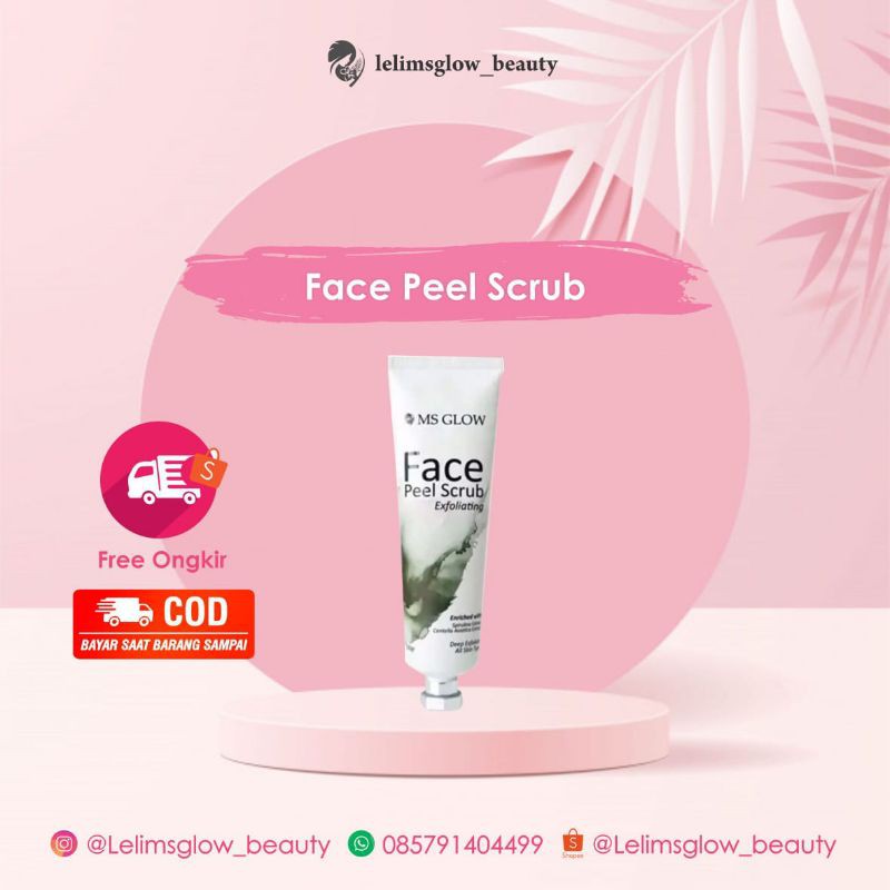 FACE PELL SCRUB MS GLOW || Ampuh mengangkat Komedo Membandel
