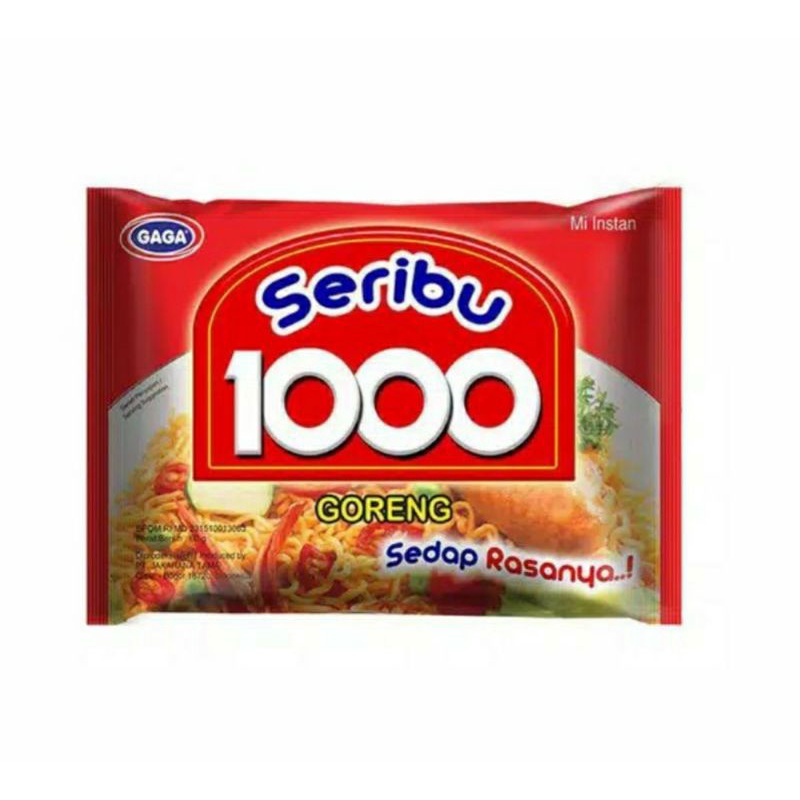 1 Dus MIE GAGA 1000 GORENG 50gr Isi 40 Pcs