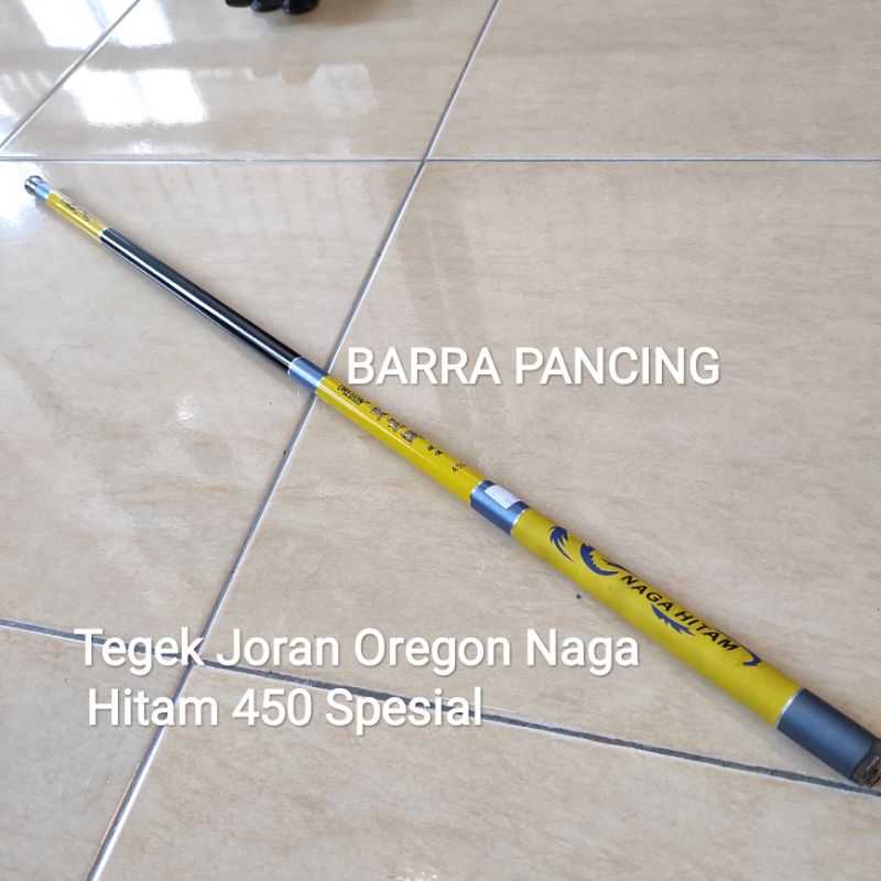 Tegek Joran Oregon Naga Hitam 450 Spesial