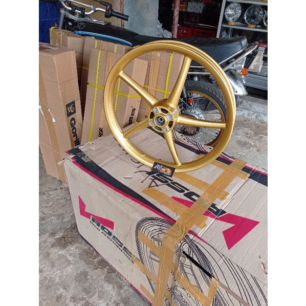 Velek velg VRossi copy rcb depan palang 5 uk 160 R17 jupiter z cb gl mp tiger