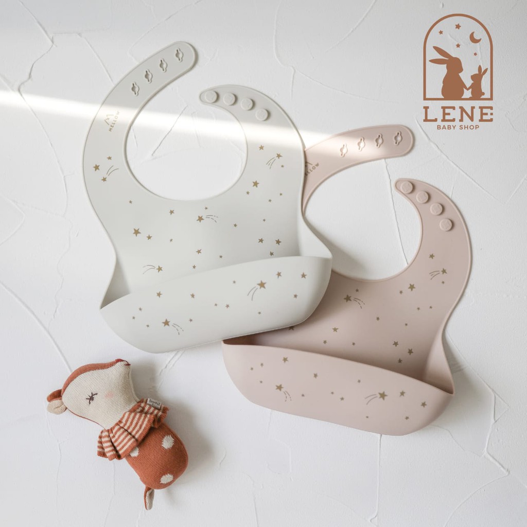 Mellow Silicone Bib Celemek Baby Import - Shooting Star