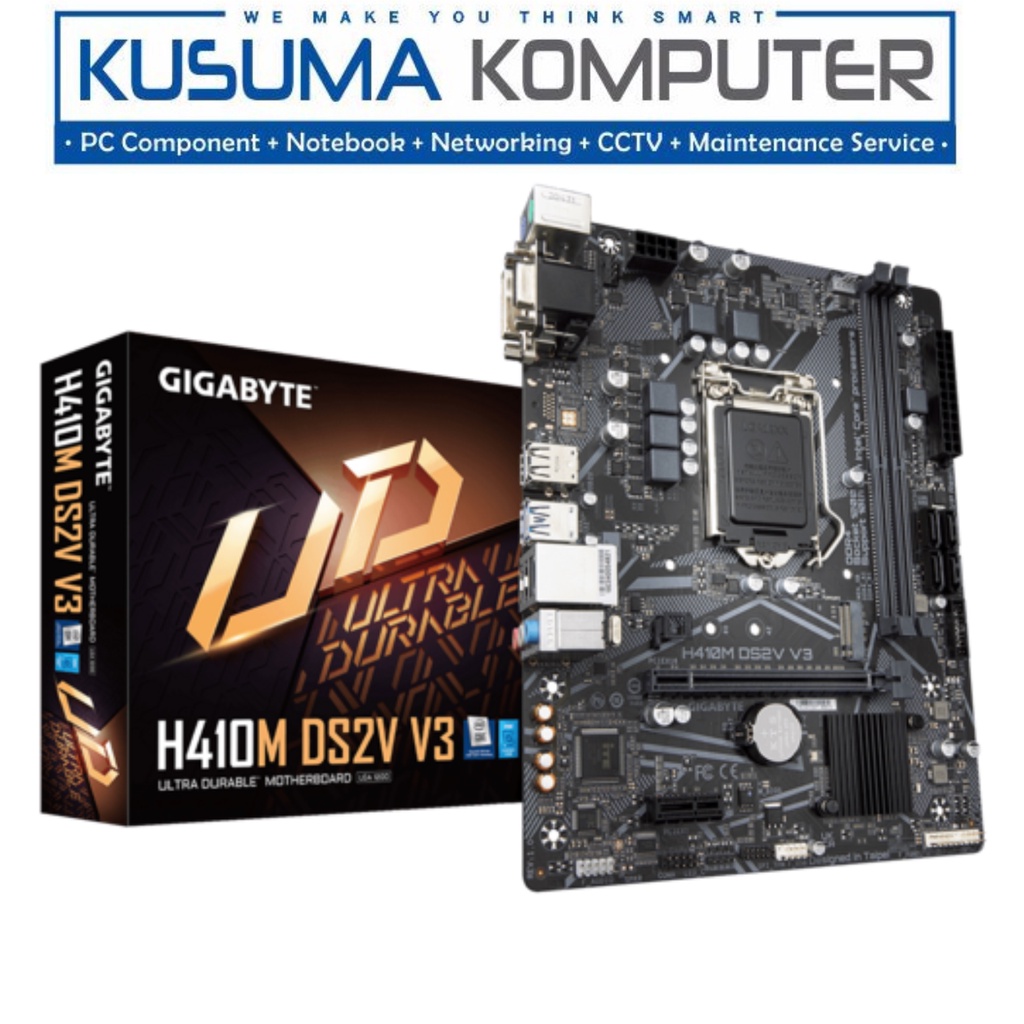 Gigabyte H410M DS2V V3 DDR4 NVMe PCIe Gen3 x4