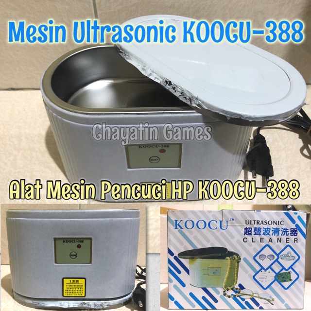 Alat Mesin Pencuci Handphone HP/ Perhiasan / Kacamata / PCB Cleaner Mini Ultrasonic Ultrasonik