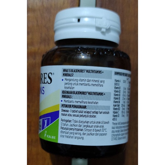 Blackmores Multivitamins &amp; Mineral 30 Tablet