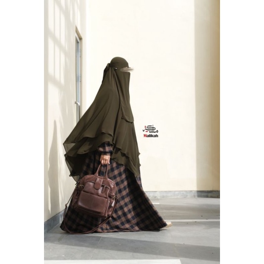 Khimar chiffon amber malikah (Khimar saja)