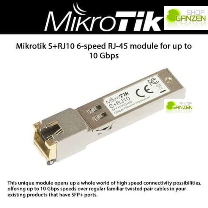 Mikrotik sfp to rj45 10gbps S+RJ10