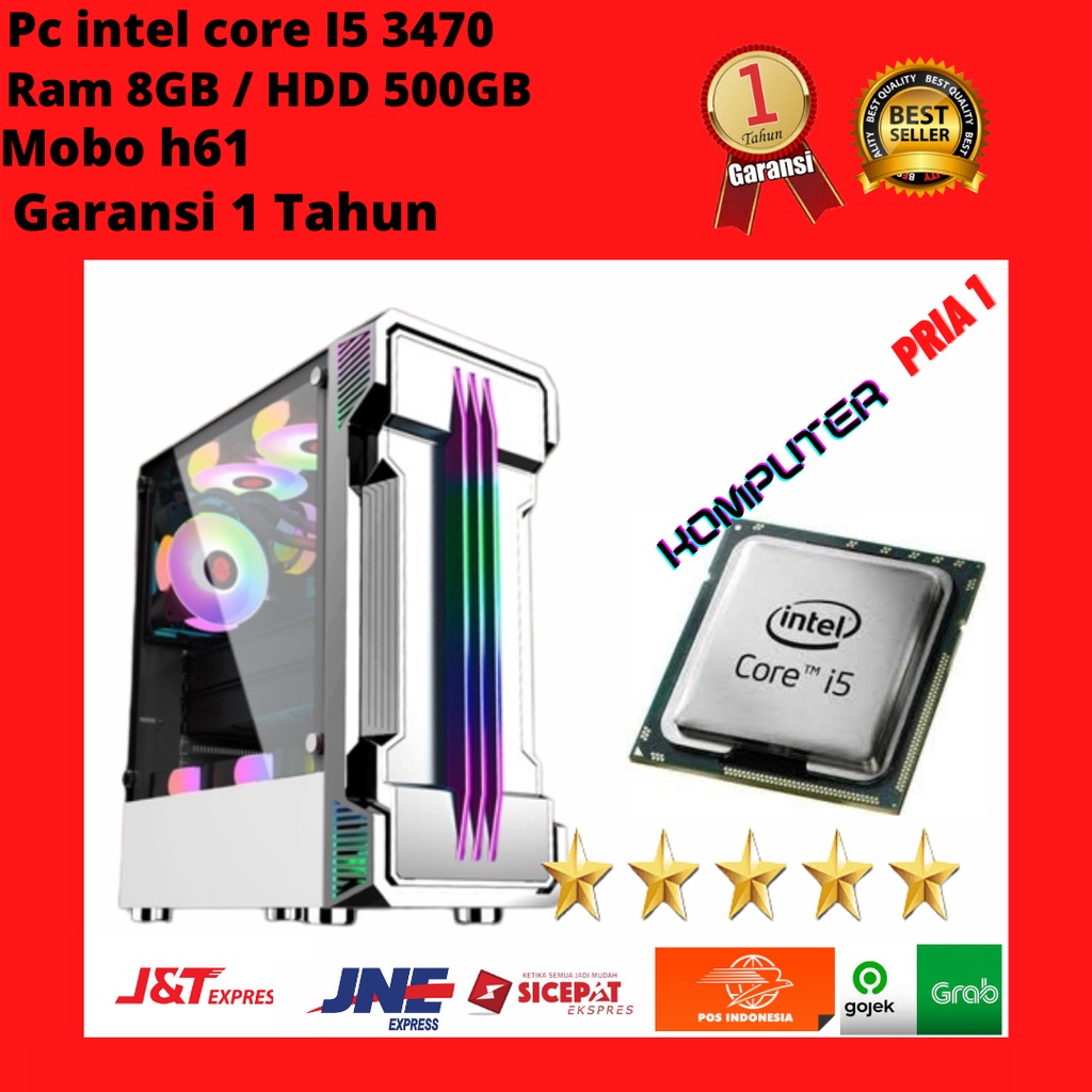 Jual Pc Gaming I Ram Gb Pc Desain Hardisk Gb Suportt Ssd Nvme Shopee Indonesia