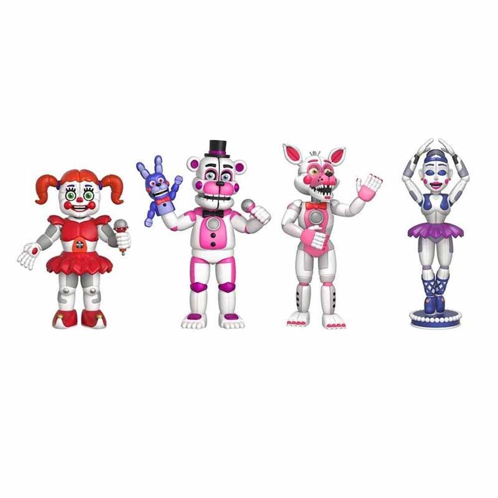 Mainan Action Figure Funko fnaf Five Nights at Freddy 's Nightmare Freddy Chica Bonnie Untuk Koleksi