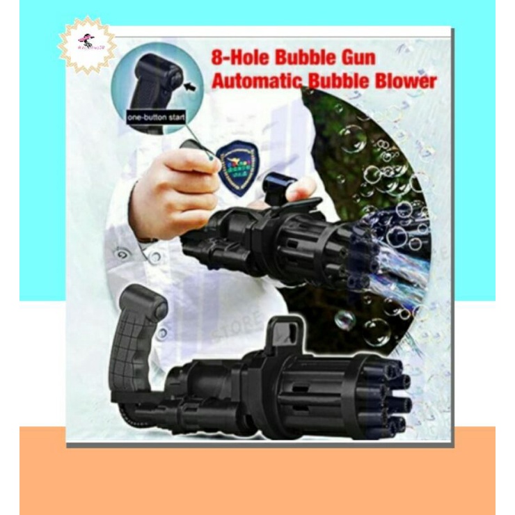 Mainan anak pistol gelembung sabun