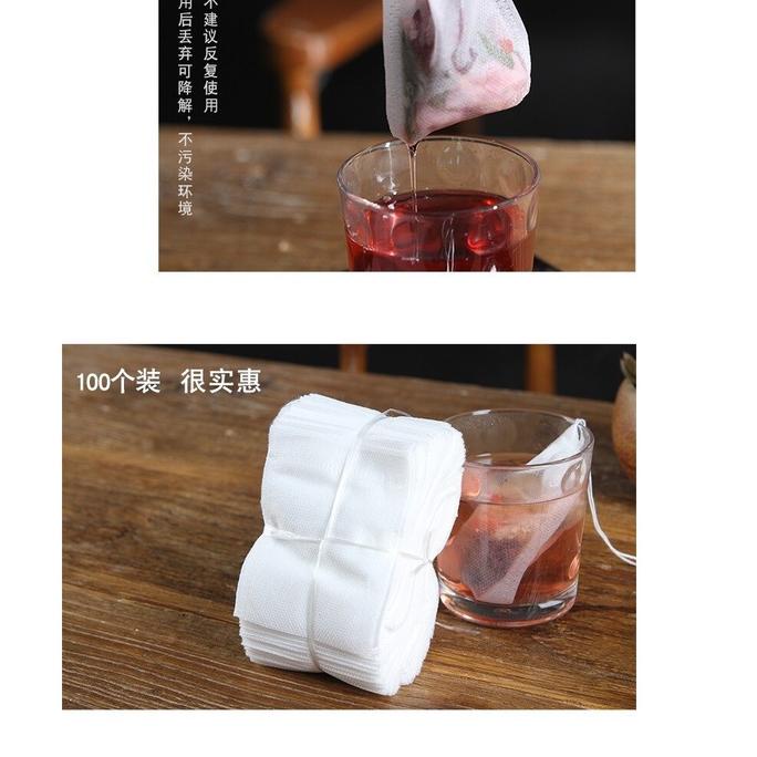 

HARGA MENGEJUTKAN Kantung Teh Celup Kosong 100 Pcs Food Grade Teabag Herbal 5.5 Terlaris/5.5 Product HOT/【Grosiran Murah✅】/Stok terbaru/「Original」