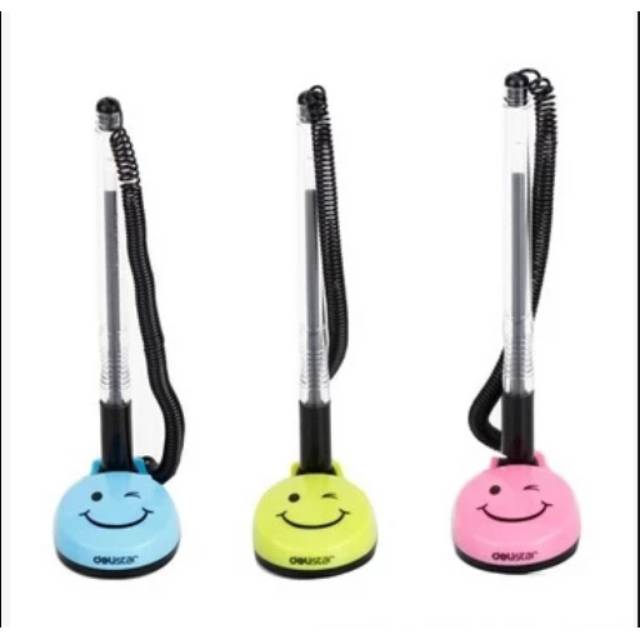 Pen Stand/Table Pen Smile No 6795 Deli PULPEN MEJA SPIRAL PEN MEJA