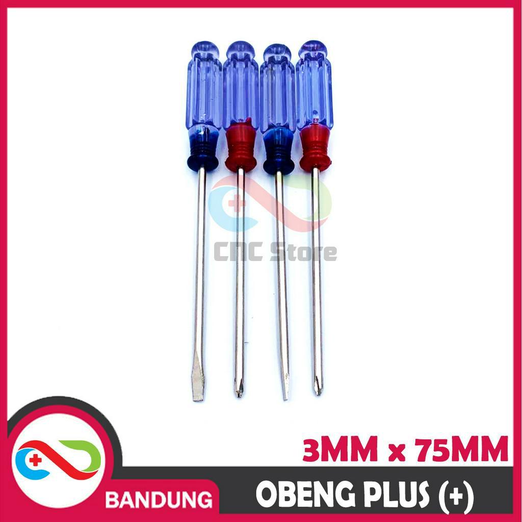 OBENG KECIL MINI 3MM 75MM MAGNET PLUS