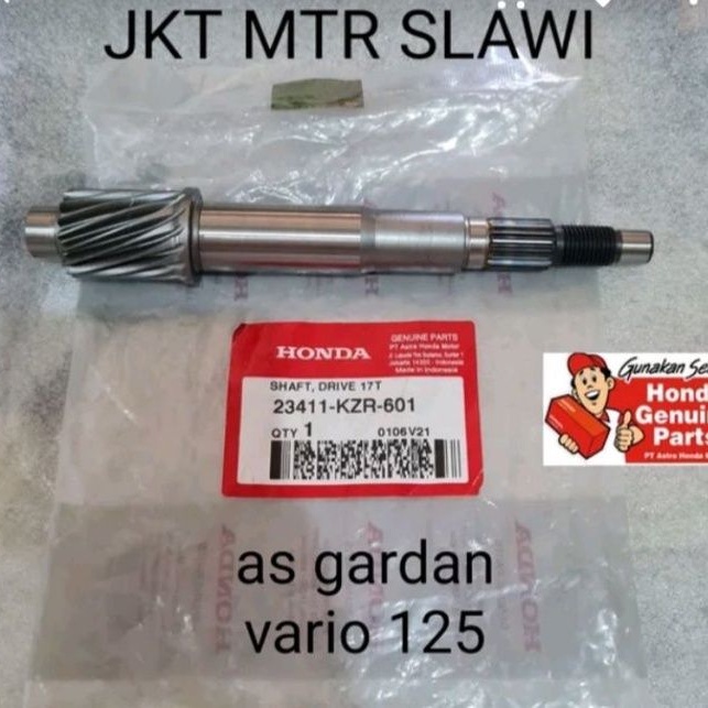 23411-KZR-601 as gardan vario 125 old non led ori honda asli