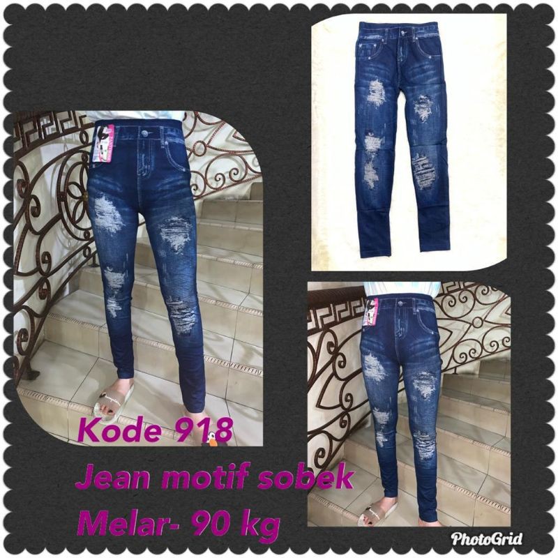 BISA COD LEGGING IMPORT JEANS STRECH MUAT BB 90KG 918